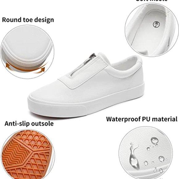 Adokoo Women's Casual Sneakers PU Leather, size‎ 6 US / 37 EU - Picture 3 of 16